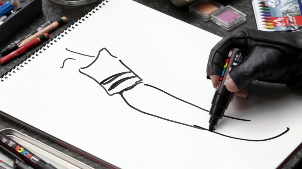 karl lagerfeld sketches his life (3)