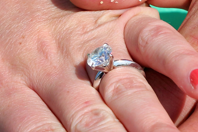 EXCLUSIVE: ***Premium Rates Apply*** Charlie Sheen proposes to porn star girlfriend Brett Rossi on romantic Valentine's break in Hawaii