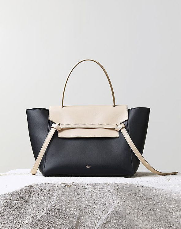 Céline-Pre-Fall-2014-bicolor-belt-knot-tote-bag