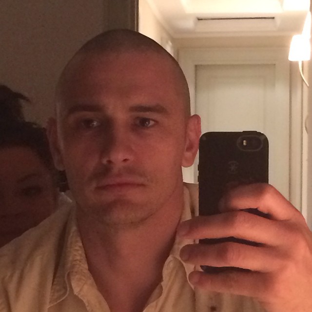 james franco shaved bald head ksirise kefali karaflos meta