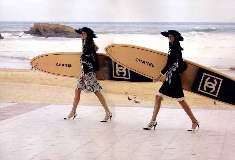 chanel surf board campaign