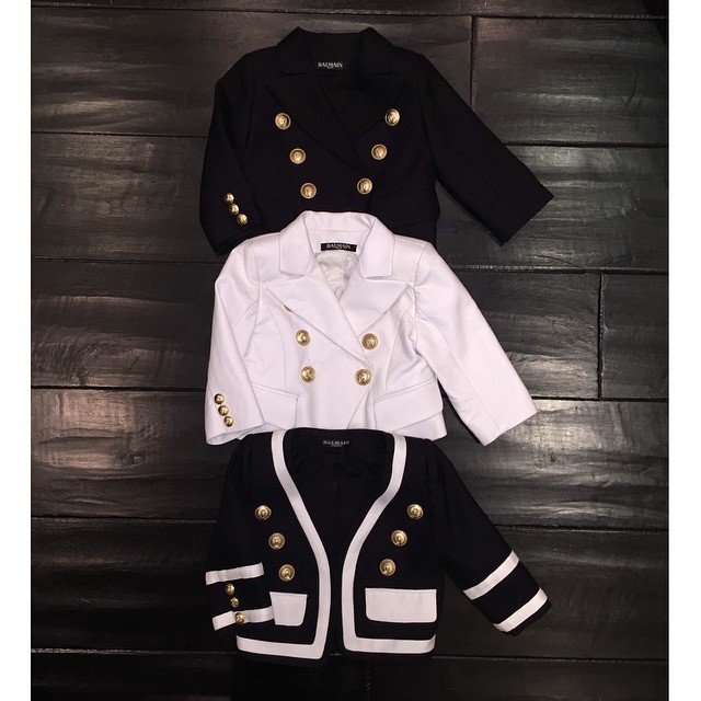 kim kardashian, north west, blazer