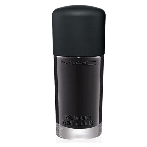 mavra vernikia gia ta xristoygenna manikiour mac-black-nailpolish