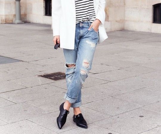 boyfriend jeans ladylike