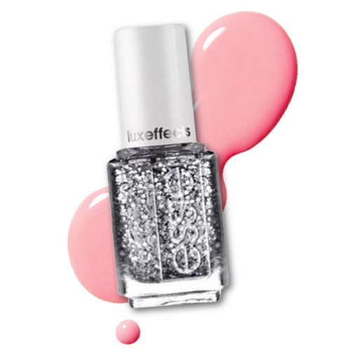 mary sinatsaki essie luxeffects silver pink