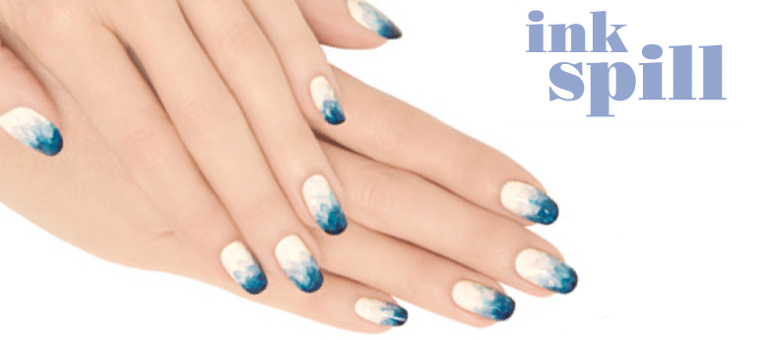 manikiour ink spill diy essie