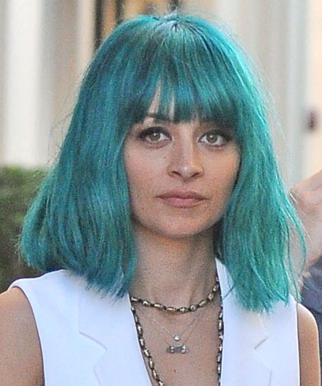 nicole richie hair mallia green prasina 2015 kare afeleies