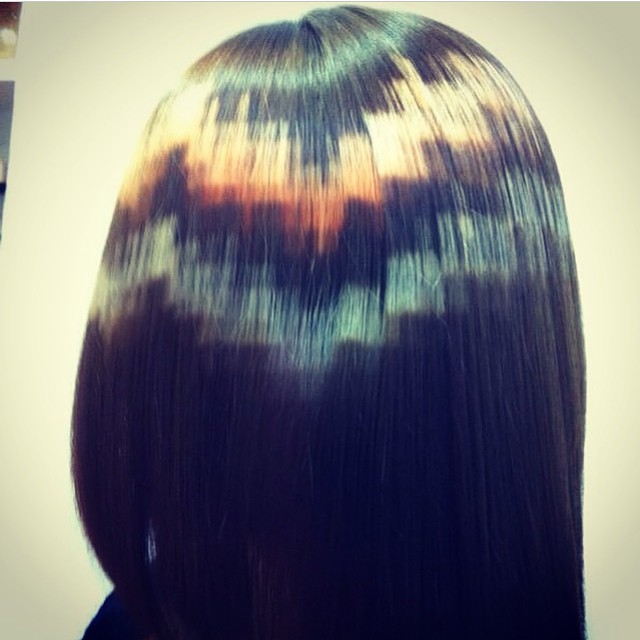 pixel hair
