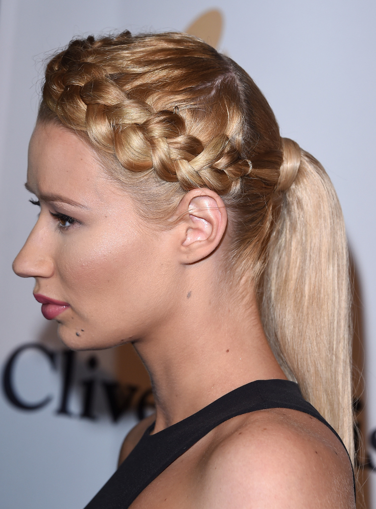 iggy azalea pre grammy gala 2015 side kotsida plai