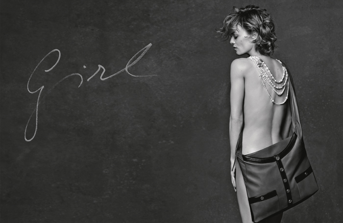 vanessa paradis, chanel campaign, girl bag