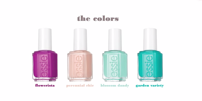 essie nail art tutorial colors