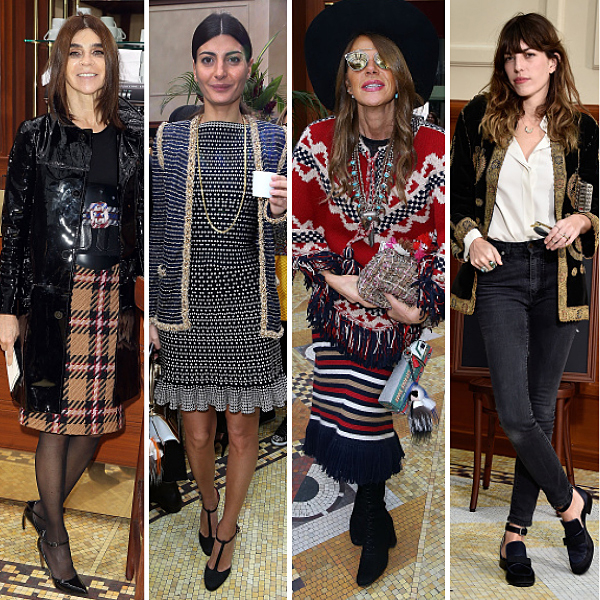 600x600, carine roitfeld, giovanna battaglia, anna dello russo, lou doillon, fashion show, paris fashion week, chanel, front row