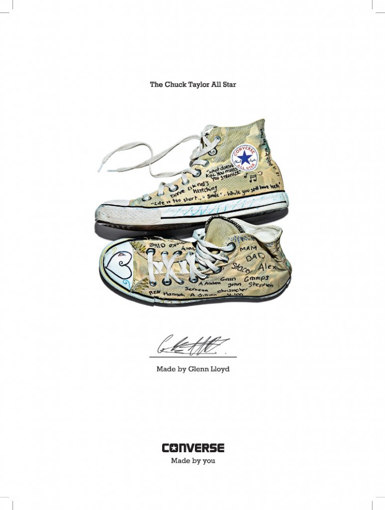 converse, campaign, made by you, chuck taylor, all star
