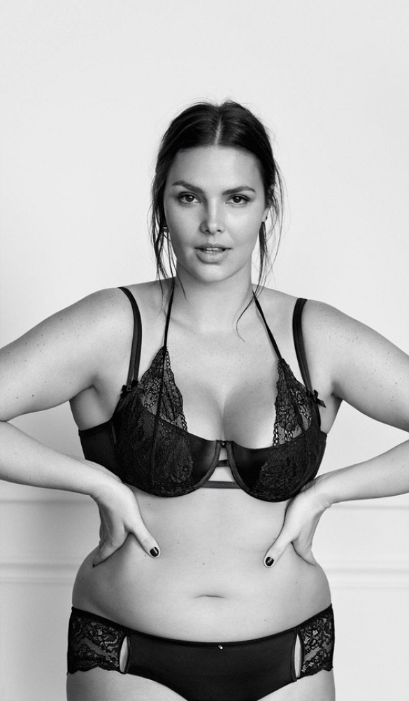 plus size lingerie campaign,