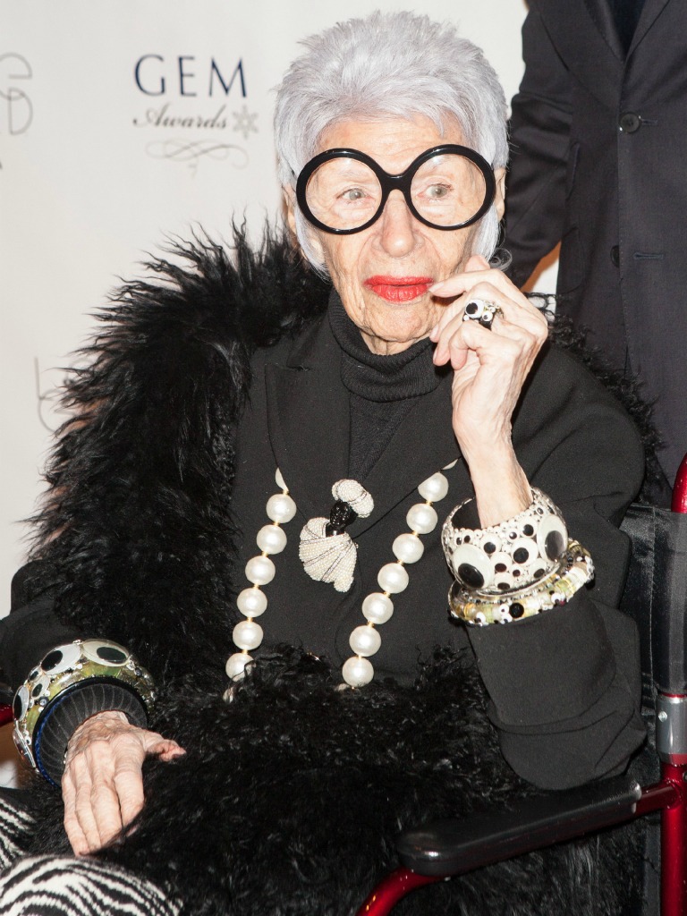 iris apfel, Jewelry Information Center's 2014 GEM Awards Gala