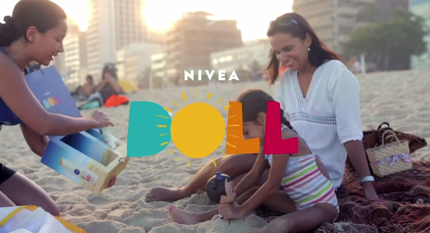 nivea koukla nivea doll