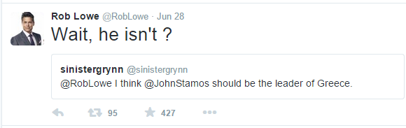 Rob Lowe, post, twitter