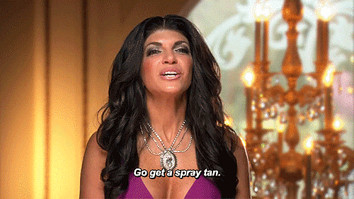 spray tan gif