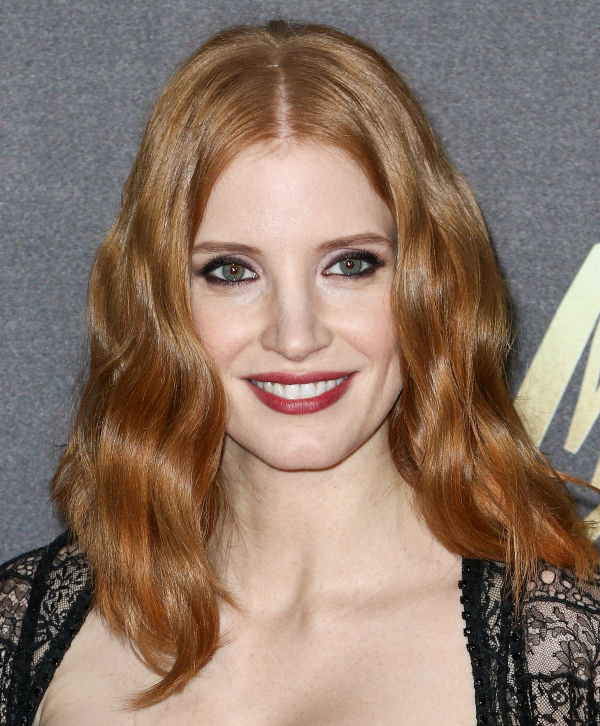 jessica chastain, ginger