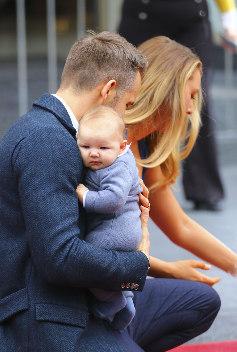 Ryan Reynolds, Blake Lively and their two children appeared in public together to honor the actor's newly minted star on the Hollywood Walk of Fame.