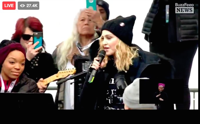 womens march, madonna