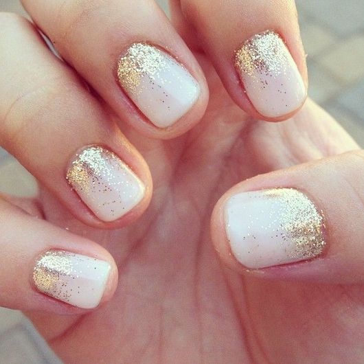 glitter nails