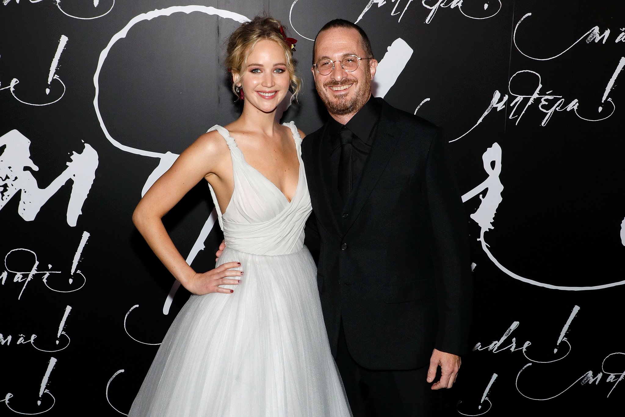 Jennifer Lawrence and Darren Aronofsky