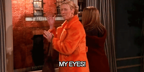 my eyes, phoebe, friends, gif