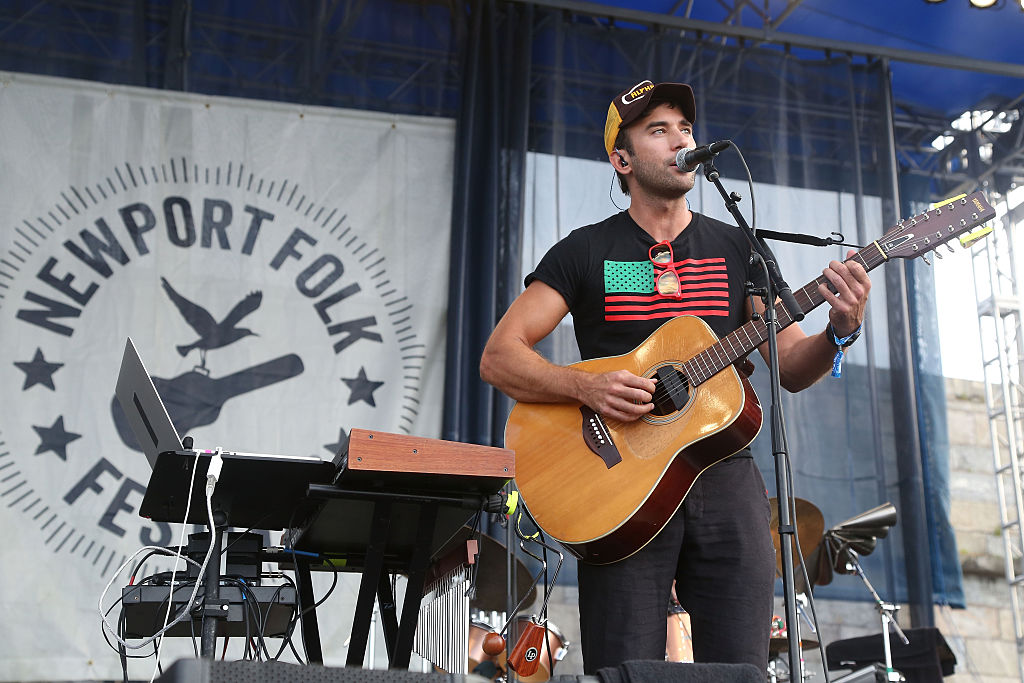 NEWPORT, RI - JULY 25: Sufjan Stevens performs during the 2015 Newport Folk Festival at Fort Adams State Park on July 25, 2015 in Newport, Rhode Island. (Photo by Taylor Hill/Getty Images)