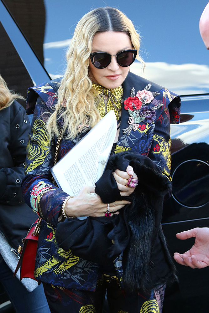 Celebrities attend the Billboard Woman in Music event at Pier 36 in New York City. Pictured: Madonna Ref: SPL1403089 091216 Picture by: Splash News Splash News and Pictures Los Angeles:310-821-2666 New York:212-619-2666 London:870-934-2666 photodesk@splashnews.com , σεξουαλική παρενόχληση