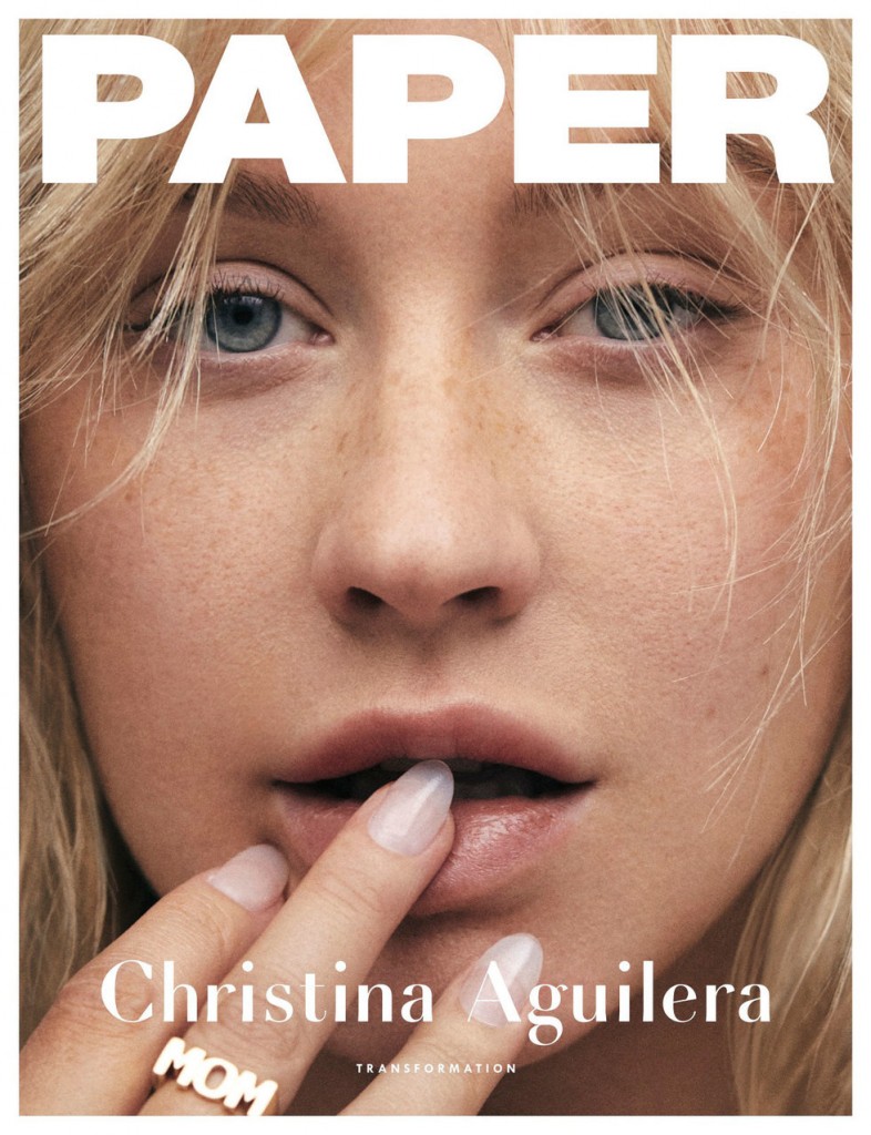Photo: Paper Magazine,  Christina Aguilera