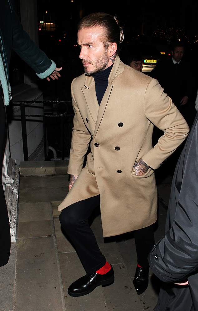 David And Victoria Beckham Seen Leaving Victoria Shops In London's Mayfair Pictured: David Beckham Ref: SPL1633509 141217 Picture by: Gillespie / Hewitt / Splash News Splash News and Pictures Los Angeles:310-821-2666 New York:212-619-2666 London:870-934-2666 photodesk@splashnews.com