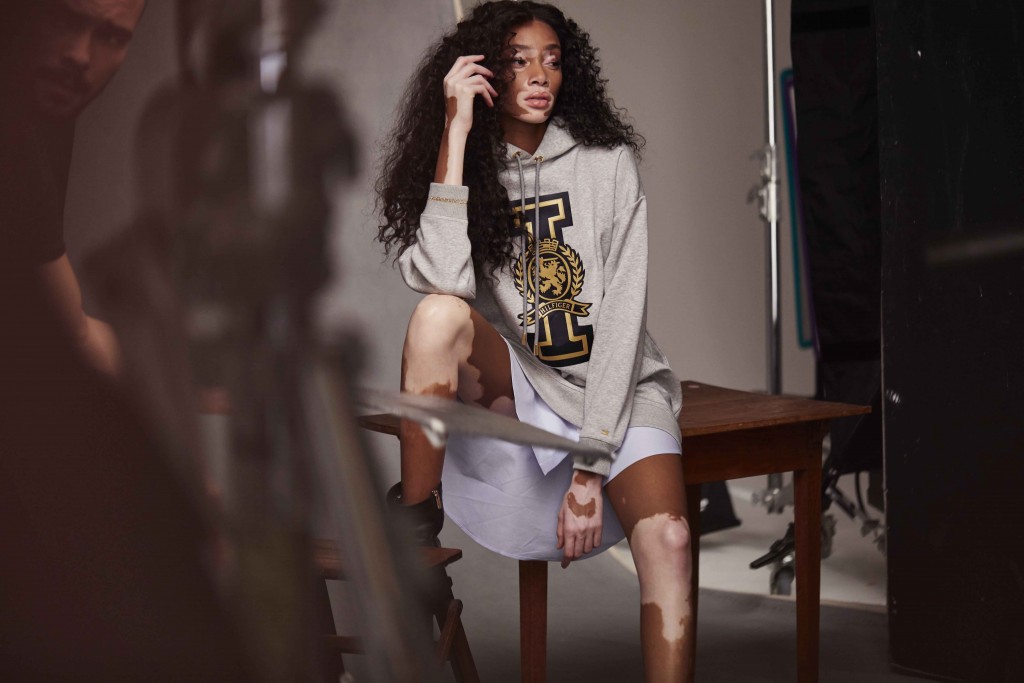 Winnie harlow , Tommy Hilfiger