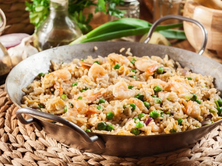 Συνταγή με ρύζι και γαρίδες