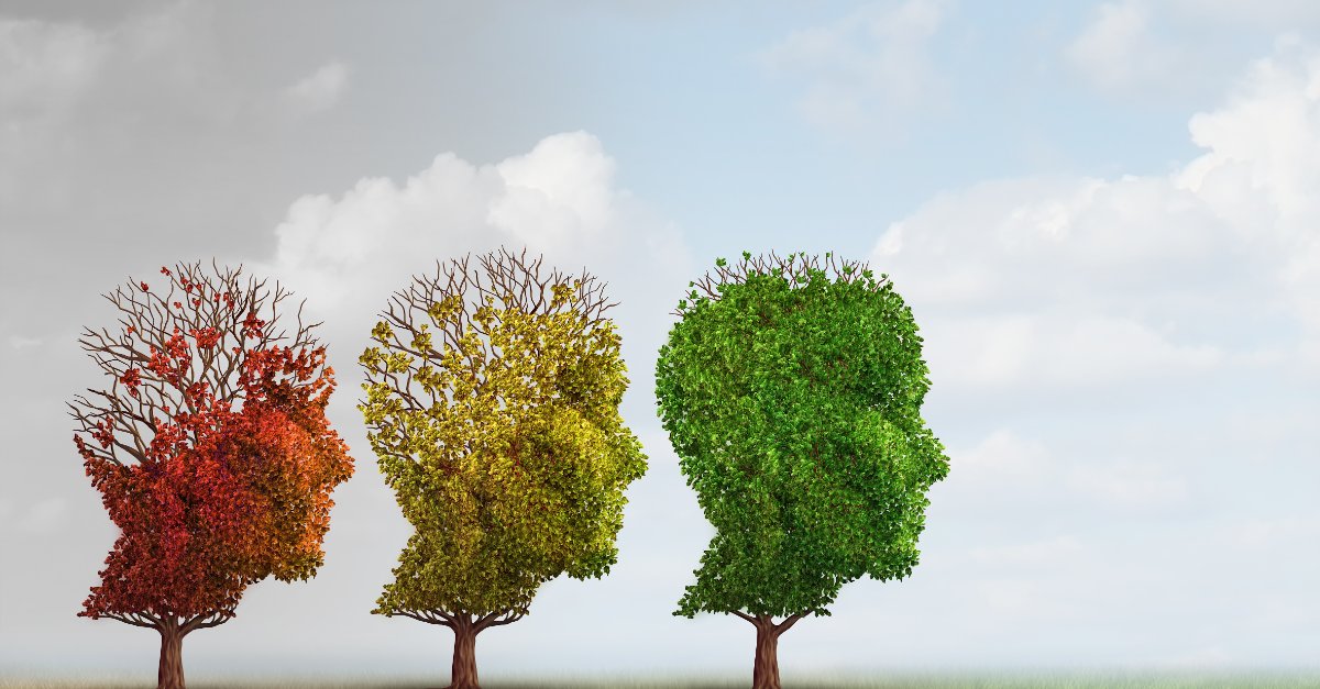 Κόνσεπτ για απώλεια μνήμης Alzheimer