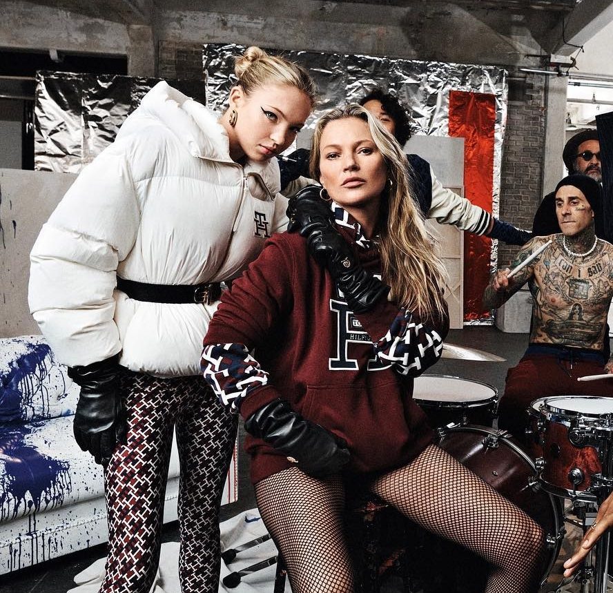 H Kate Moss και η Lila στα παρασκήνια φωτογράφισης