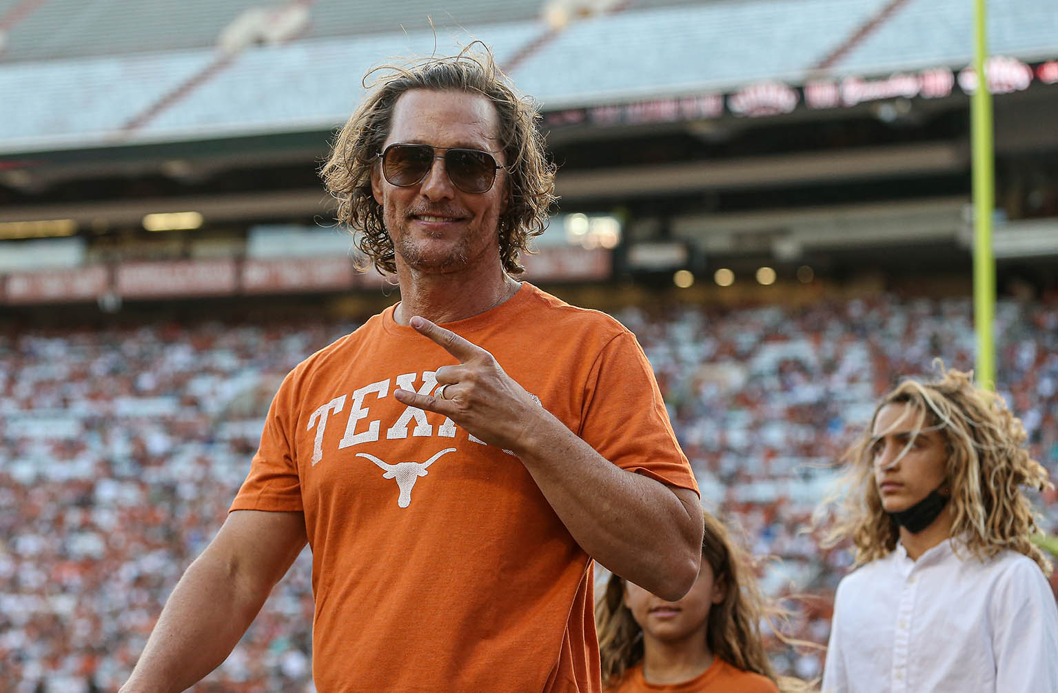 Ο Matthew mcconaughey στο γήπεδο
