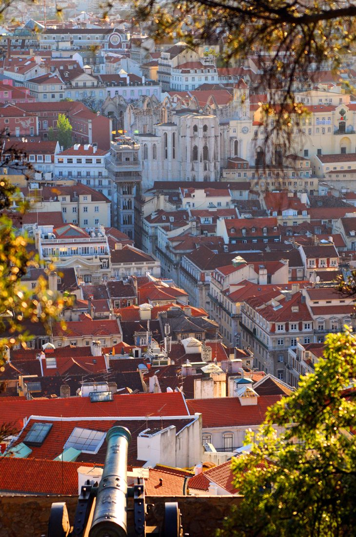 Η Λισσαβώνα της Πορτογαλίας από ψηλά