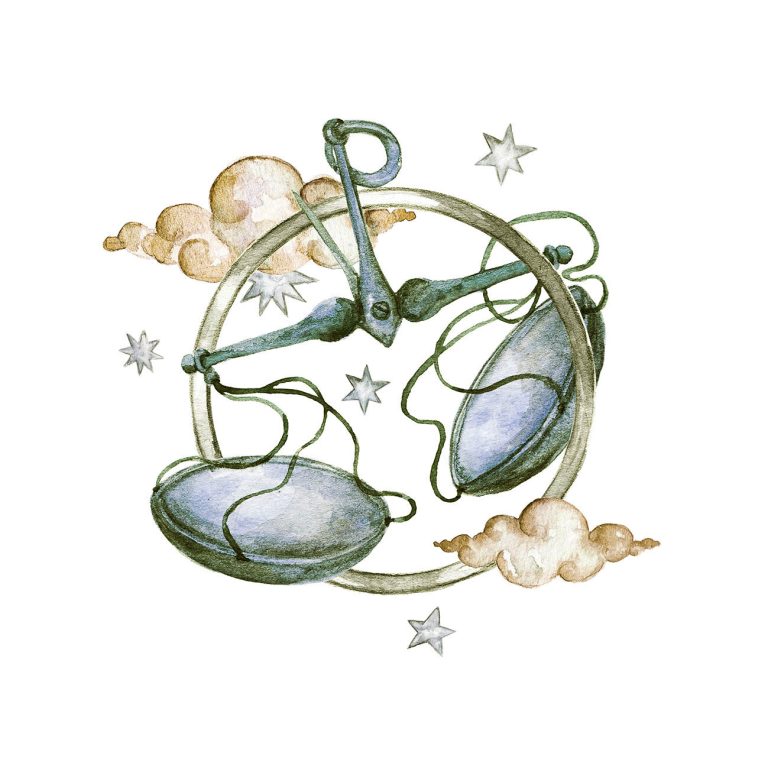 Ζώδιο τoυ Ζυγού- Σκίτσο που απεικονίζει το ζώδιο