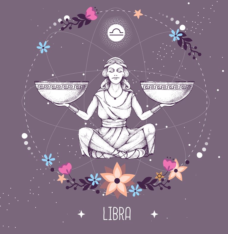 Ζώδιο τoυ Ζυγού- Σκίτσο που απεικονίζει το ζώδιο