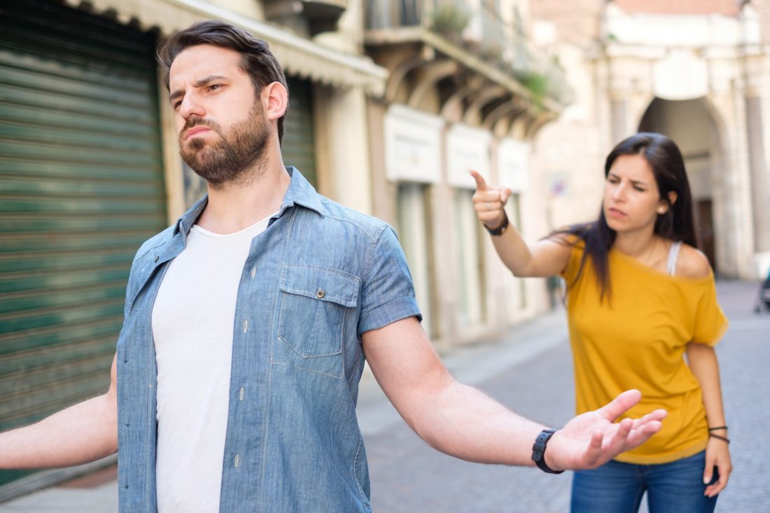 Zευγάρι μαλώνει