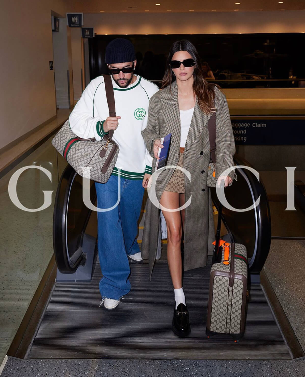 Η Kendall Jenner και ο Bad Bunny για την καμπάνια της Gucci