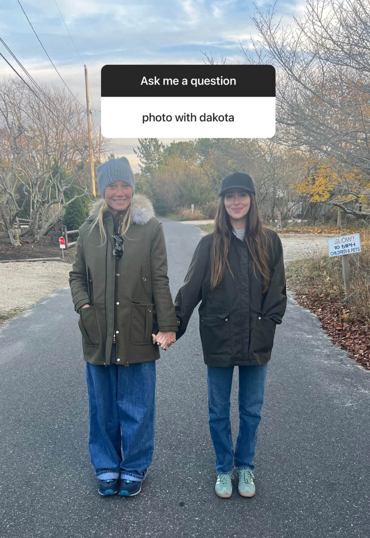 Η Gwyneth Paltrow με την Dakota Johnson σε matchy moment