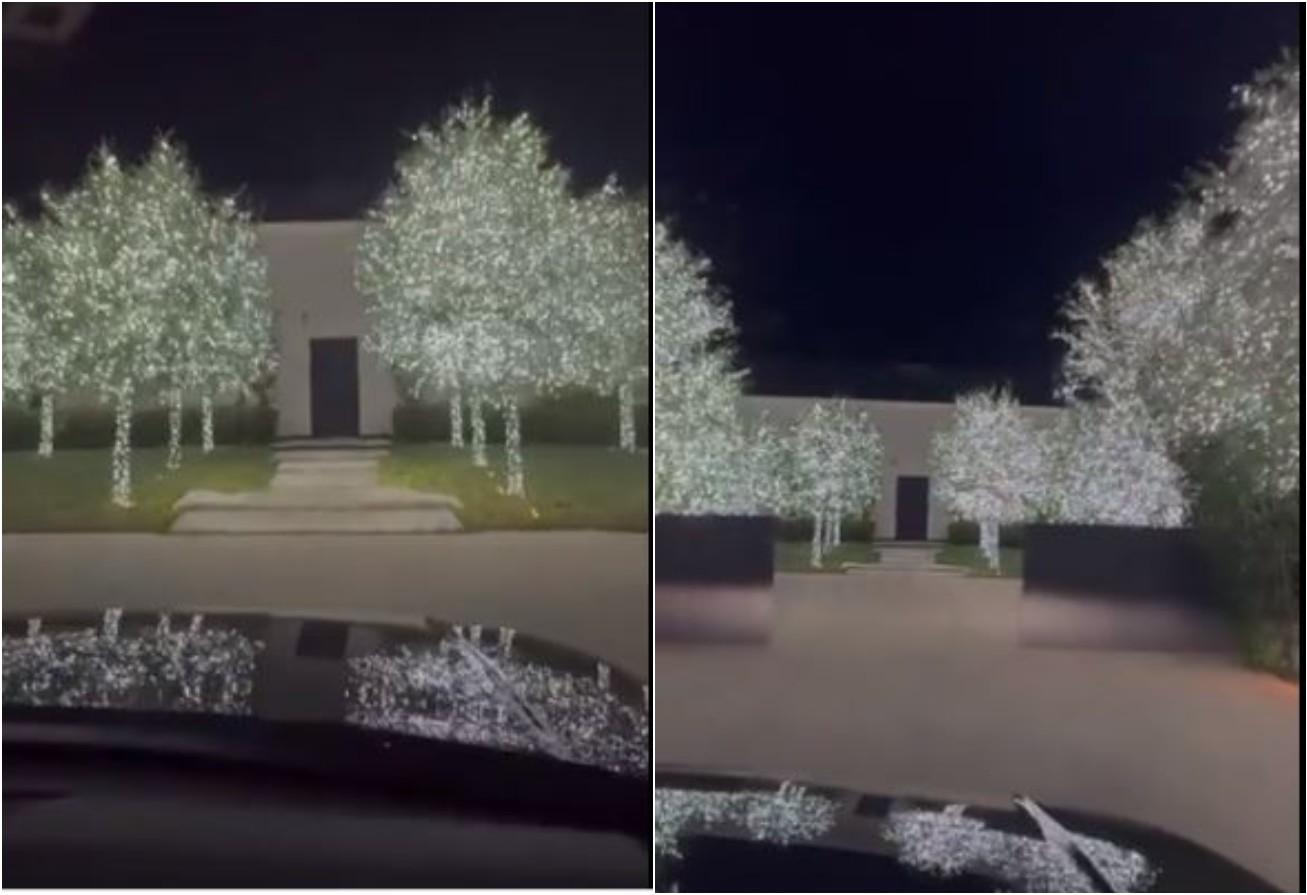 Ο στολισμός στην έπαυλη της Kim Kardashian για τα Χριστούγεννα