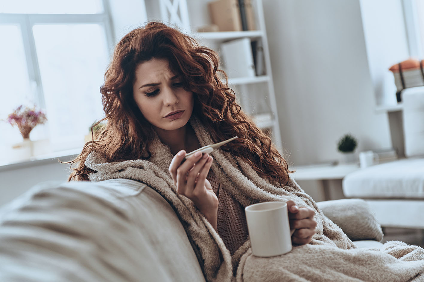 άρρωστη γυναίκα