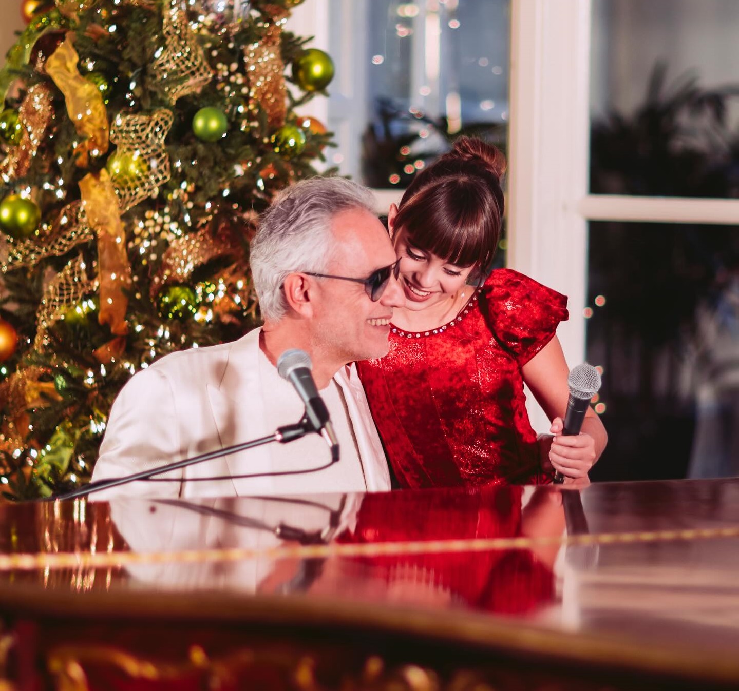 O Andrea Bocelli με τη 10χρονη κόρη του,Virginia