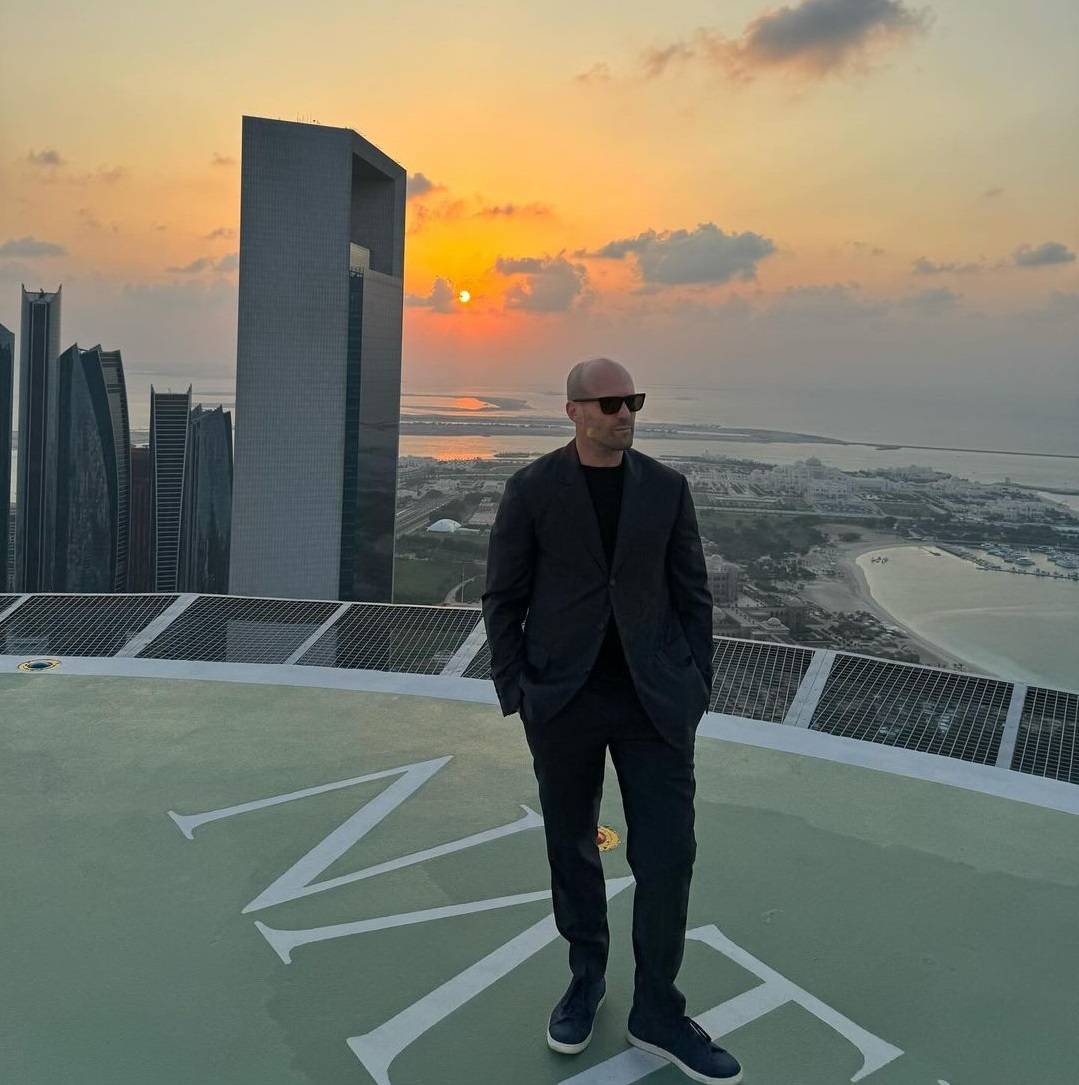 O Jason Statham στο Άμπου Ντάμπι