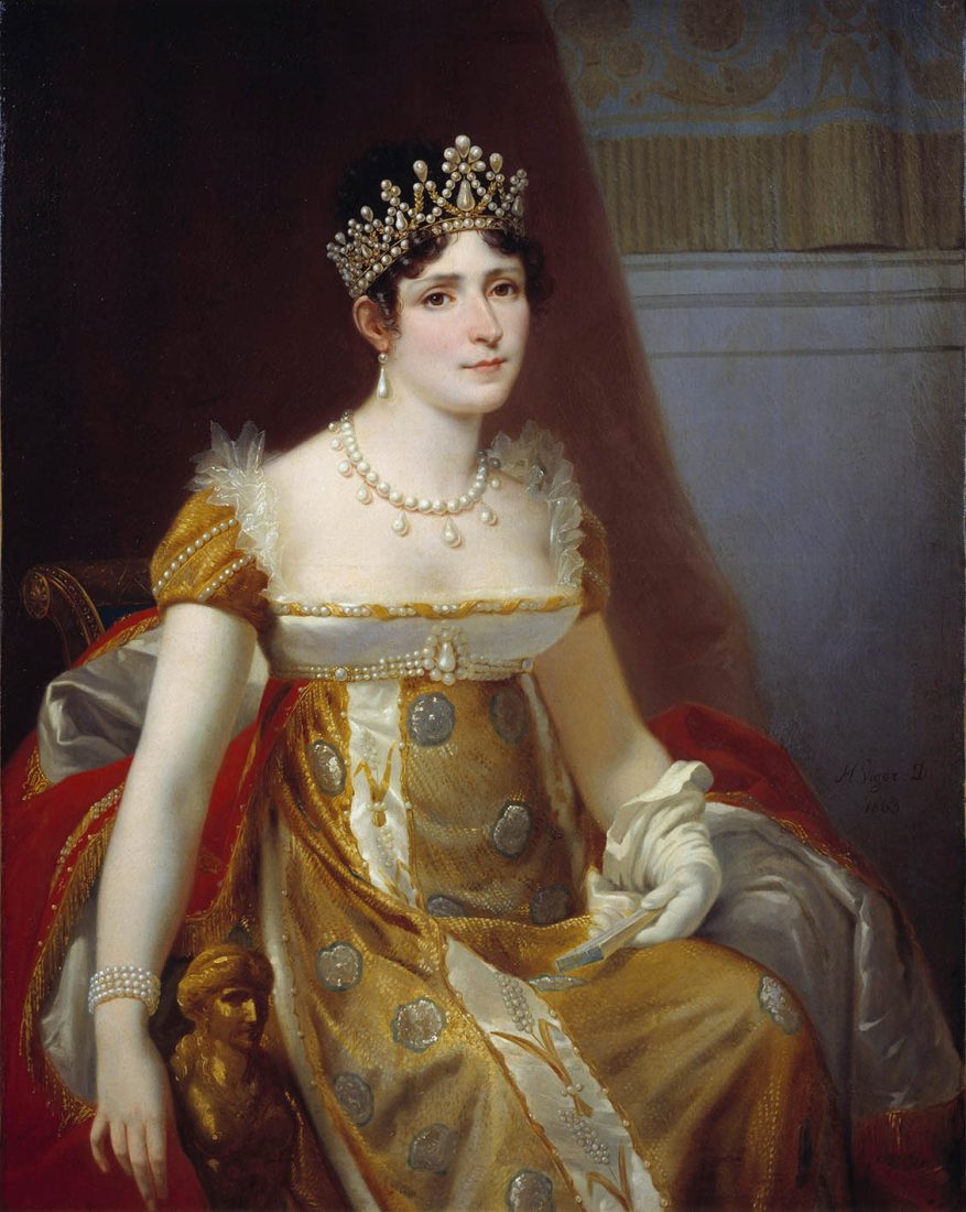 Πορτρέτο της αυτοκράτειρας Josephine de Beauharnais Πίνακας του Victor Viger du Vigneau, που ονομάζεται Hector Viger (1819-1879), διαστάσεων 1,15 Χ 1μέτρο, του 1863.
