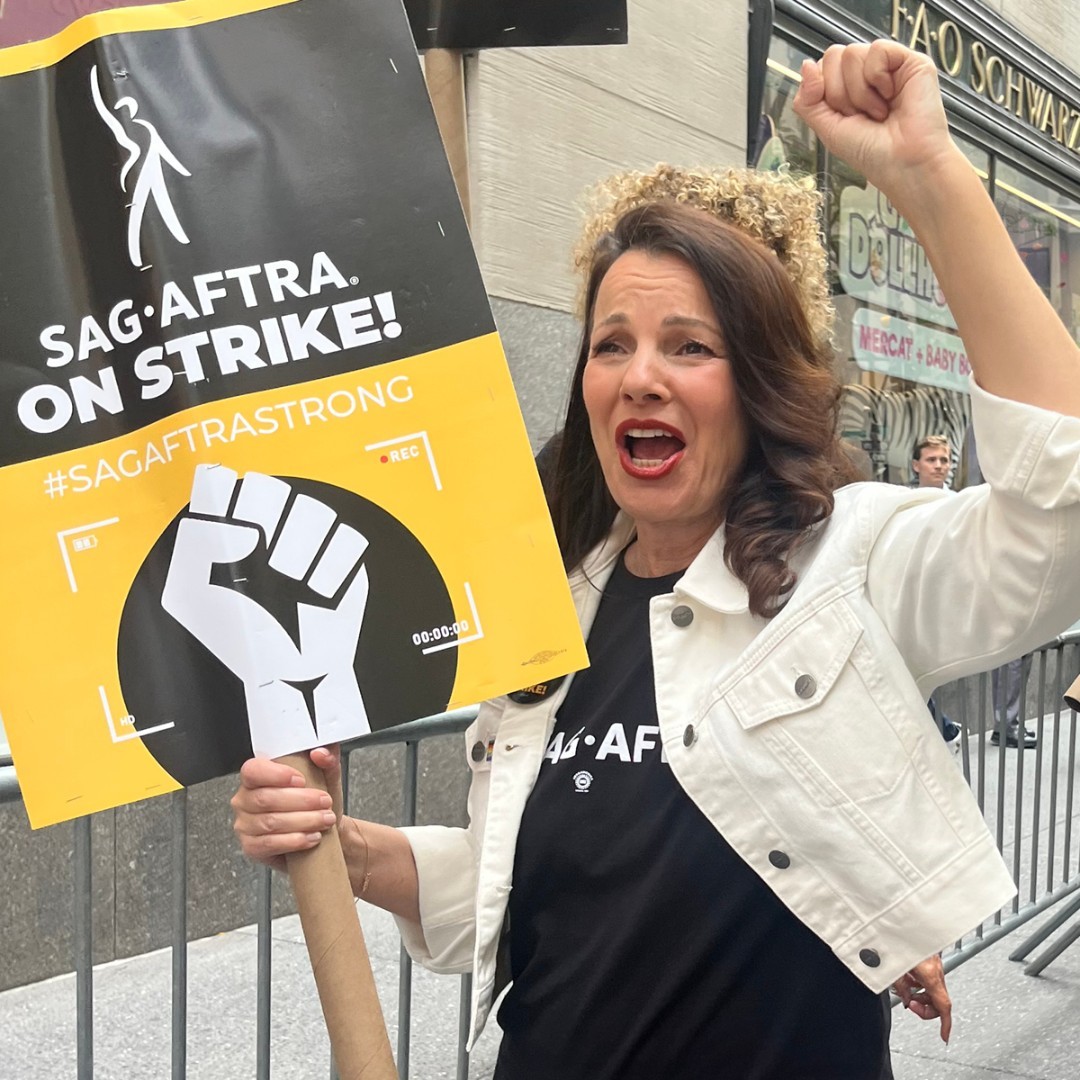 H πρόεδρος της SAG-AFTRA, Fran Drescher