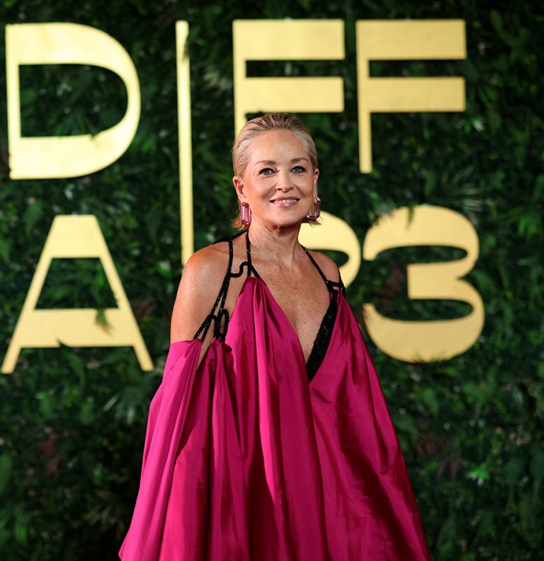 η Sharon Stone στη Τζέντα της Σαουδικής Αραβίας στο Διεθνές Φεστιβάλ κινηματογράφου